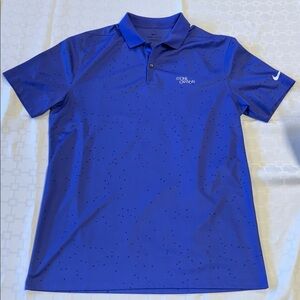 Nike Dri-Fit Stone Canyon Golf Polo Blue